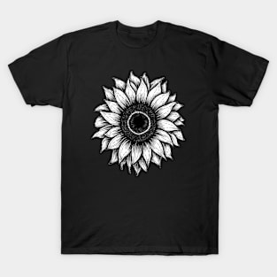 Sunflower Black and White T-Shirt